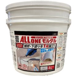 オールワンモルタル 3kg グレー