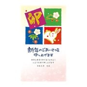 2023 年賀はがき スタンダードカラー5P NO.17 A17