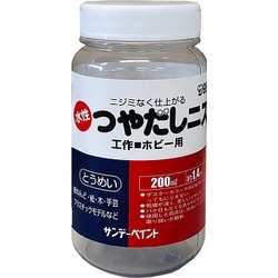 水性つや出しニス とうめい 200ml