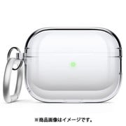 EL_A2PCSTPHR_CL [AirPods Pro（第2世代）用 ケース クリアカバー ストラップホール/カラビナ付 耐衝撃 CLEAR HANG CASE クリア]