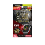 TR-AW2240-G3F-GOCCBK [Apple Watch 40mm/SE/6/5/4[FLEX3D]ゴリラガラス 高透明 全画面保護強化ガラス ブラック]