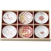 吉祥 六客小皿揃 00470