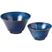 窯変紺 インスタ丼LS 02364