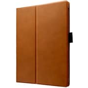 iPad （第10世代） 用 薄型 PUレザーフラップケース「PRIME」 キャメル LN-ITM22PRICA