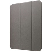 iPad （第10世代） 用 背面クリアフラップケース「Clear Note」 ダークグレー LN-ITM22CNTBK