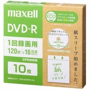 DRD120SWPS.10E [1回録画用 DVD-R 片面4.7GB 1-16倍速 ひろびろワイドレーベル 10枚 エコパッケージ 紙スリーブ]