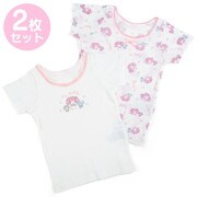 サンリオキャラクターズ キッズ半袖肌着 2枚セット 100cm マイメロディ / 花 [キャラクターグッズ]