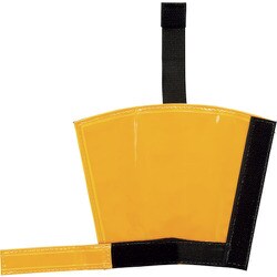 238263 [緑十字 フルハーネス用ランヤード反射カバー オレンジ FHR-YR 130×上部幅145×下部幅115mm]