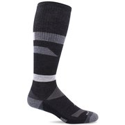 TRAVERSE KNEE HIGH SW103W 900 BLACK S-Mサイズ(21.5-24cm) [ランニングウェア ソックス レディース]