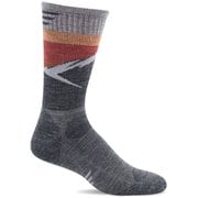 MODERN MOUNTAIN CREW SW98M 800 GREY M-Lサイズ(24.5-28cm) [ランニングウェア ソックス メンズ]