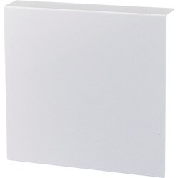 377014 [緑十字 高輝度蓄光標識貼付用プレート 天井用 TEP2020 210×224mm 白 樹脂製]