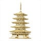 Wooden Art ki-gu-mi NEW五重塔 [クラフトトイ]