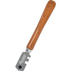 BO100.0 [ボーレ ガラスカッター "Silberschnitt[[R上]]" 木製ハンドル 合金ホイール]