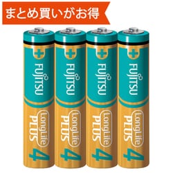 アルカリ乾電池 LongLife PLUS 単4形 1.5V LR03 4個パック シュリンクパック LR03LP(4S)