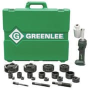 LS100XSB4 [GREENLEE インテリパンチ11トン 電動コードレス油圧パンチャーセット 24点セット]