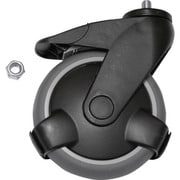 R85586 [EdmoLift ハンドリフターCZ交換用自在ストッパー付きキャスター 125mm]