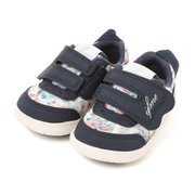 イフミーカラン 花柄プリントスニーカー 20-2820 ネイビー 14cm [ベビー シューズ]