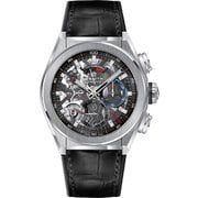 並行輸入品 2年保証 95.9000.9004/78.R582 Defy El Primero 21 AT 44mm ブラックアリゲーター