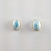 K18 ラリマーピアス BYY9PE072