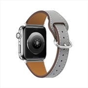 PSNDRLW8S-GY [本革 スリムウェーブ for Apple Watch 38/40/41mm グレー]