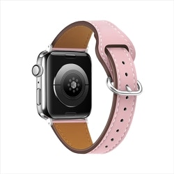 PSNDRLW8S-PK [本革 スリムウェーブ for Apple Watch 38/40/41mm ピンク]