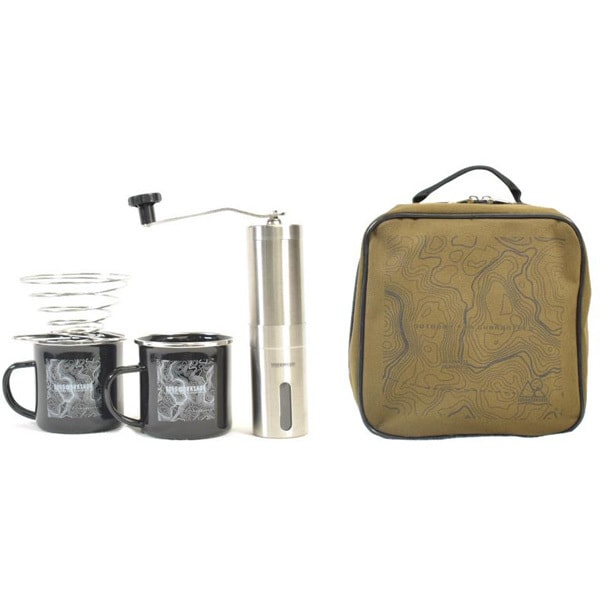 50/50WORKSHOP フィフティフィフティワークショップPORTABLE COFFEE SET OLIVEΩ