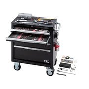 SK37523EXBK [KTC 2023 SKセール 75点組 9.5SQ 自動車整備 エキスパート デジラチェ採用ローラーキャビネット工具セット ブラック]