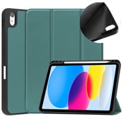 iPad 10.9(2022) Apple Pencil収納付きケース グリーン IQ-IP10922AP-GR