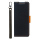 CR_X54CSPLNU_BO [Xperia 5 IV 対応 ケース 手帳型 カバー カード収納/ストラップ 付き 手帳 スマホケース マグネット ベルト 薄い 手帳型ケース NU ブラック×オレンジ]
