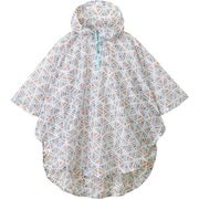 プリント トレッキング レインポンチョ Kid's 110-140 1128673 ホワイト(WT) [アウトドア ポンチョ キッズ]