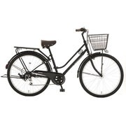 シティサイクル ブライトデイ L 27.5インチ 外装6段変速 ツヤケシブラック BDL75A＃102