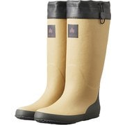 CAMP LOGOS コンパクトレインブーツ 33214662 サンド Lサイズ(25.5-26cm) [アウトドア レインブーツ ユニセックス]