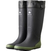 CAMP LOGOS コンパクトレインブーツ 33214713 ブラック Mサイズ(24.5-25cm) [アウトドア レインブーツ ユニセックス]