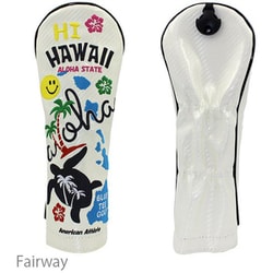 BTG HC-030 WH FW [BTG Hi-Hawaii エナメルヘッドカバー FW（フェアウェイウッド）用 ホワイト]