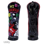BTG HC-030 BK UT [BTG Hi-Hawaii エナメルヘッドカバー UT（ユーティリティ）用 ブラック]