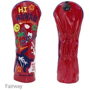 BTG HC-030 RD FW [BTG Hi-Hawaii エナメルヘッドカバー FW（フェアウェイウッド）用 レッド]
