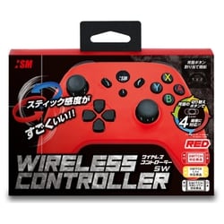 ISMSW088 [Switch用 ワイヤレスコントローラー SW RED]