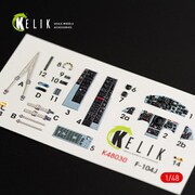 K48030 1/48 F-104J 内装3Dデカール （キネティック用） [プラモデル用品]