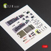 K48035 1/48 F-16C/N 内装3Dデカール （タミヤ用） [プラモデル用品]