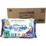 クリンクル 電子レンジ・冷蔵庫クリーナー 大判20枚 30個(ケース) LD-603