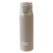 フォレストハイク ステンレスワンプッシュボトル 490ml ベージュ SHI362200