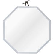 ウォールミラー八角 シルバー 鏡面サイズ(約):幅26×高さ26cm(八角タイプ) CH-5