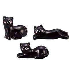 箸置き くろねこ 3個セット SAN2397