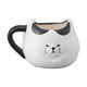 マグカップ 400ml ふてぶてしい猫 ぶちねこ 磁器製 かわいい SAN3153-3