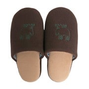 539558 [Moz 厚手くつしたが履けるスリッパ ブラウン M]