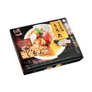 福島ラーメンうろた・くをん 食べ比べ/鰹だし醤油ラーメン・濃厚貝だし塩ラーメン 4食