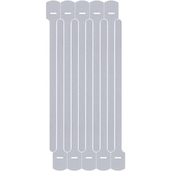 リップタイライトミニ 6mm×140mm 10本入 灰 Y-55-Q10-GY