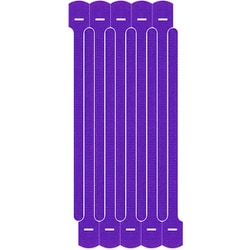 リップタイライトミニ 6mm×140mm 10本入 紫 Y-55-Q10-V