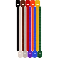リップタイライトミニ 6mm×140mm 10本入 虹 Y-55-Q10-RW