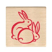 ニューイヤースタンプK ウサギ2匹 11271-010